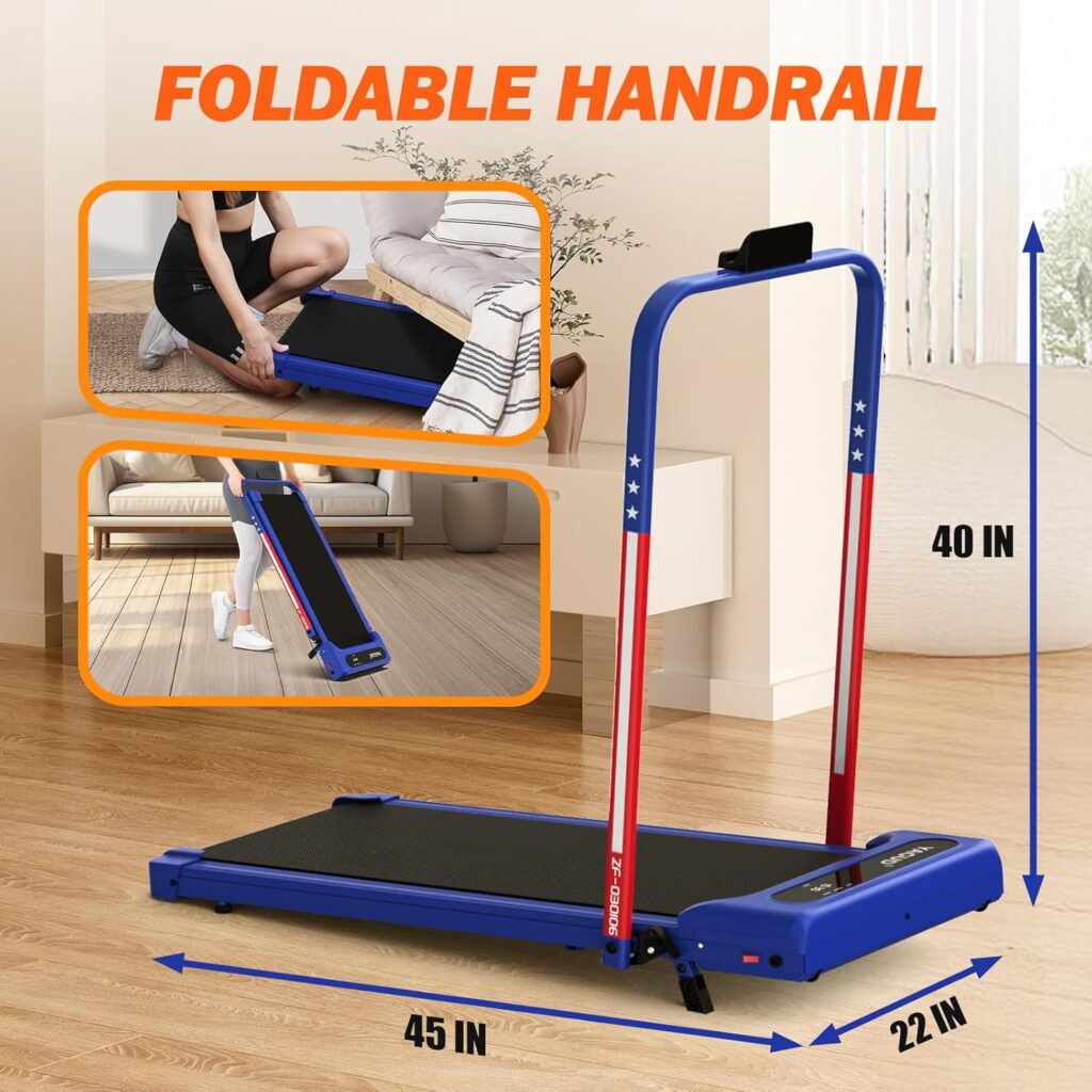 Yagud Walking Pad with Incline and Handle Bar